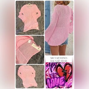 $10 Vday Sale Pink Saodimallsu Small Top